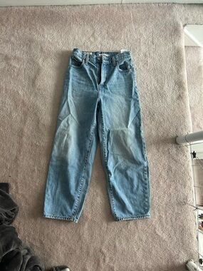 Levi’s light wash balloon leg jeans